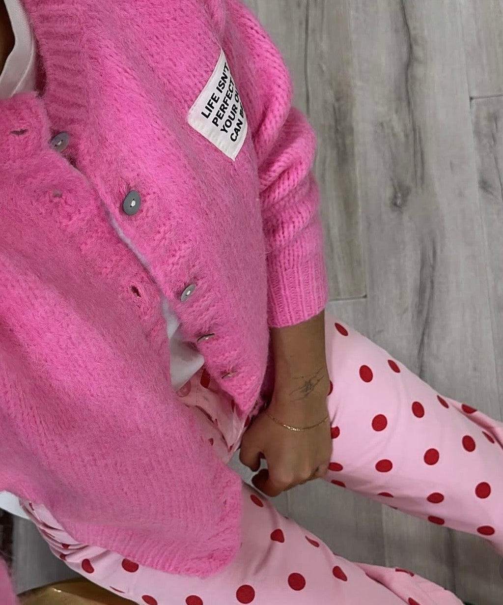Polka dots trousers