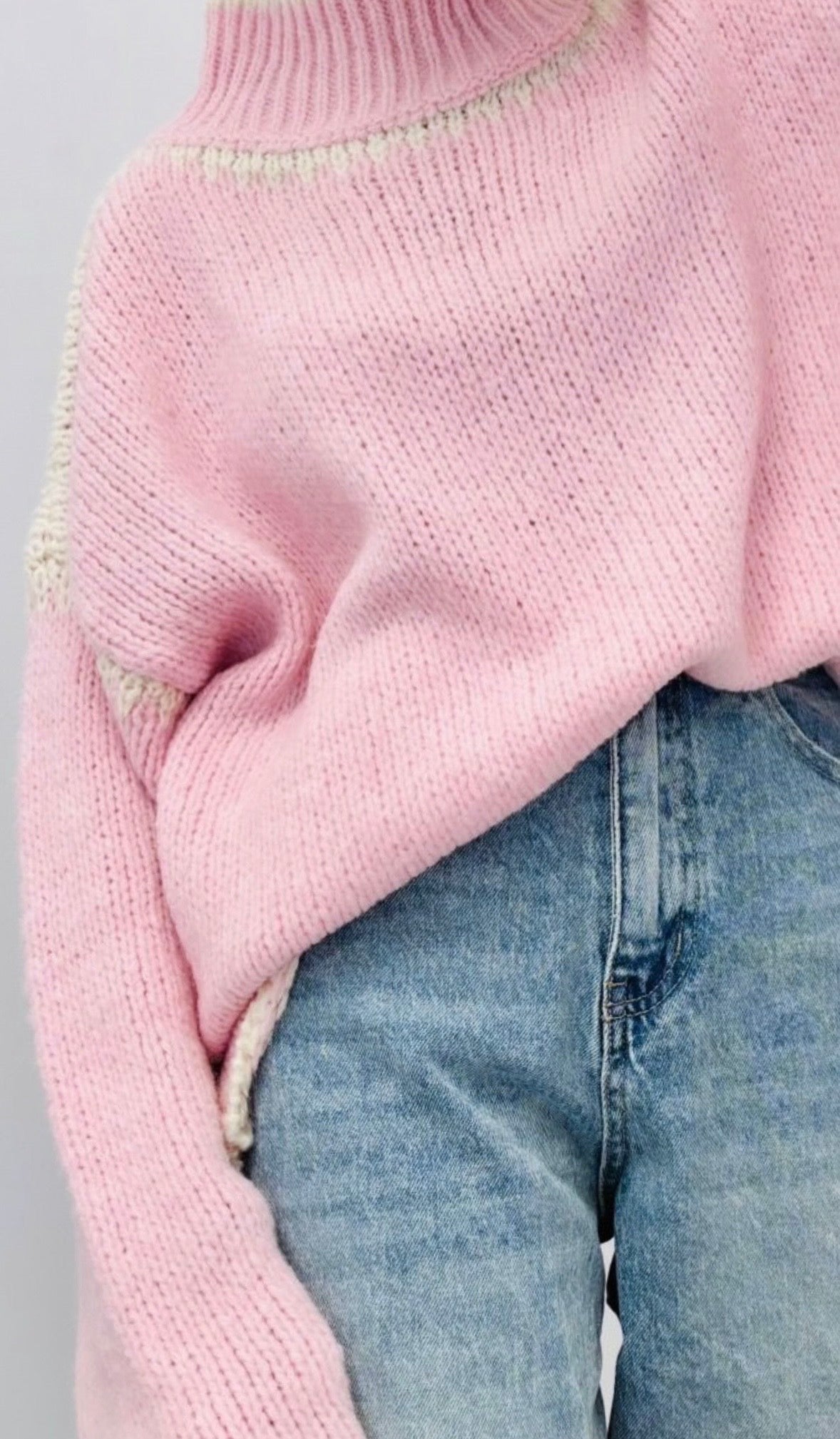 Pink knit