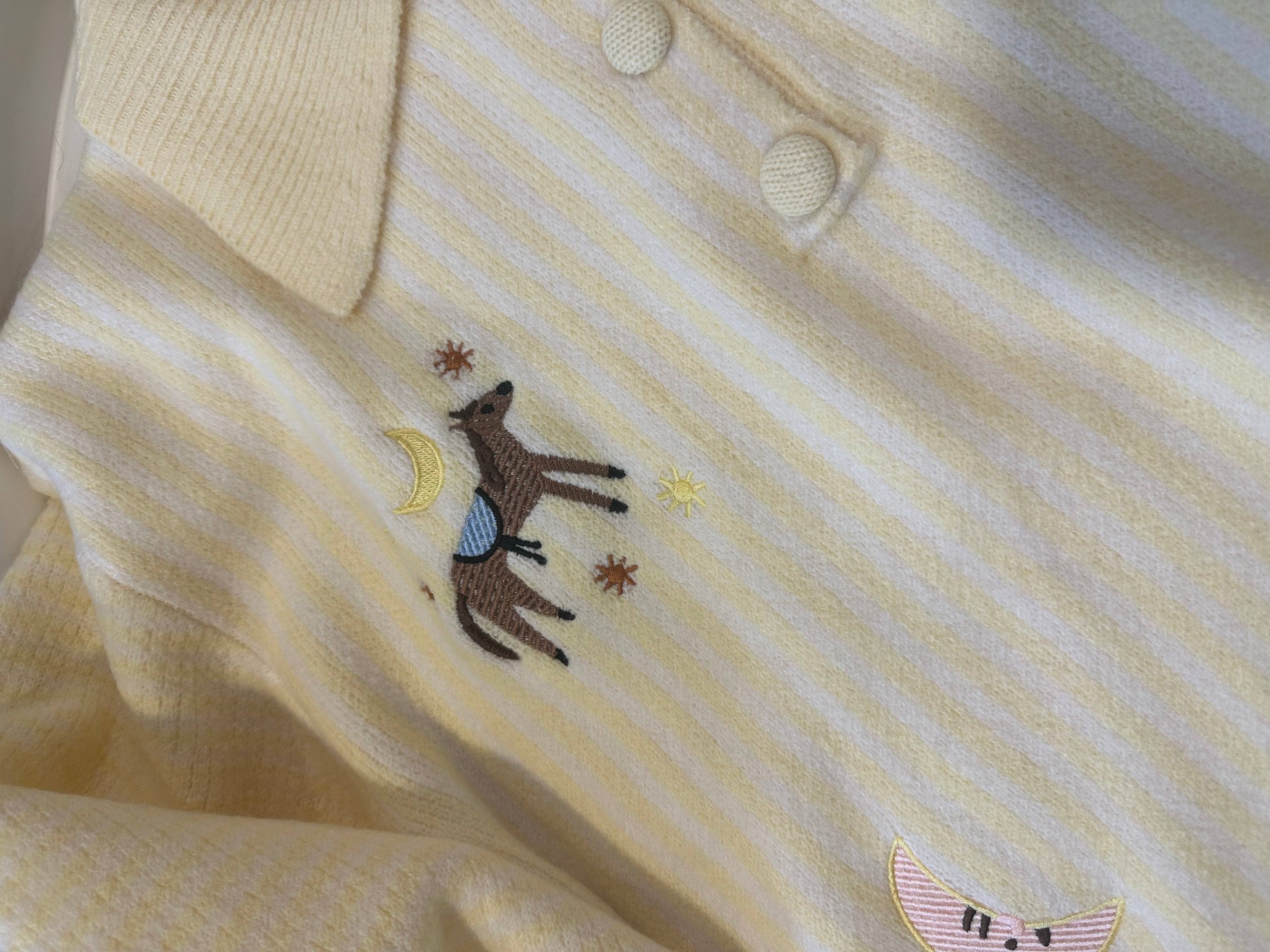 Butter yellow knit polo