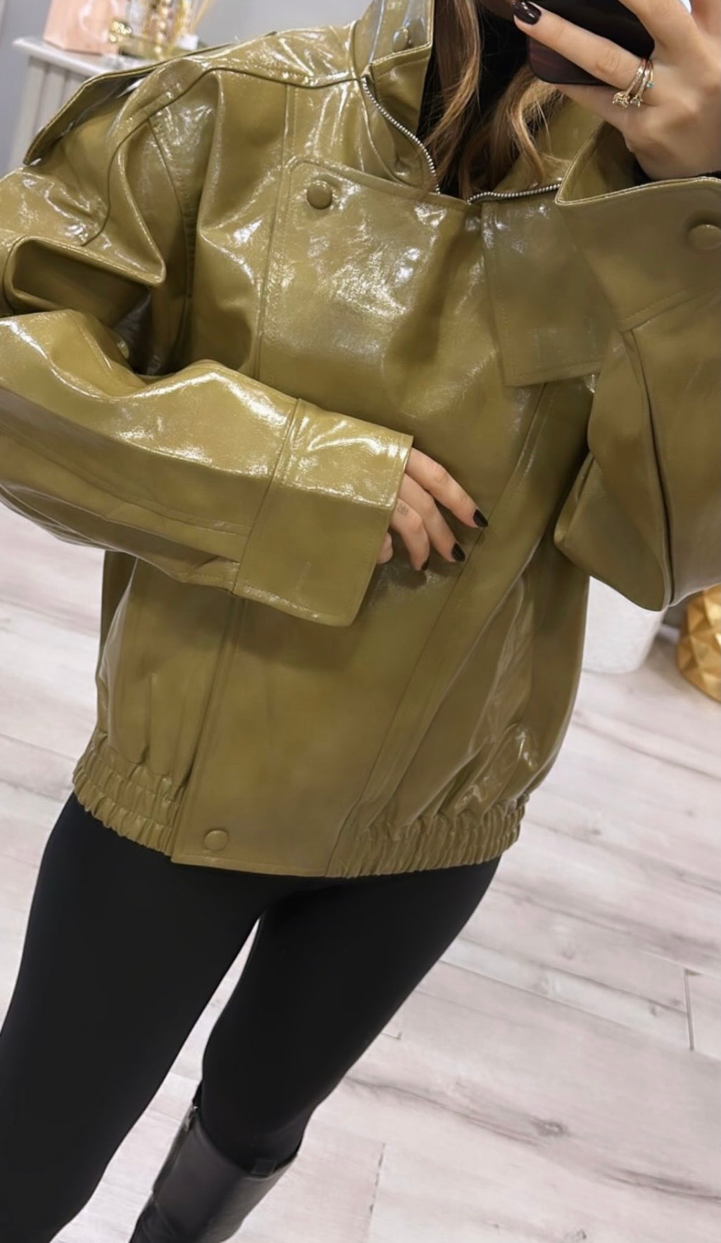 Green Bomber jacket