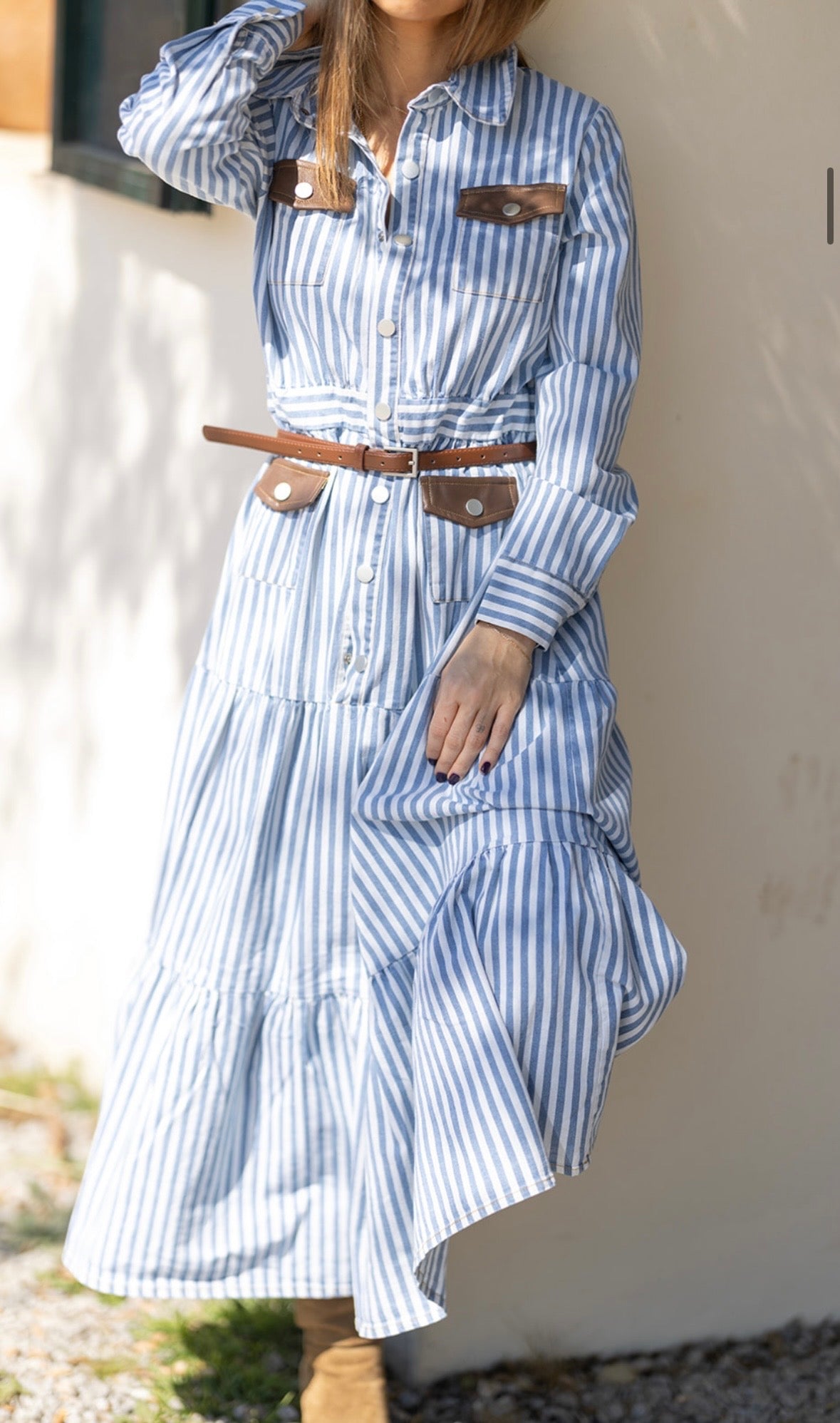 Long Denim Dress