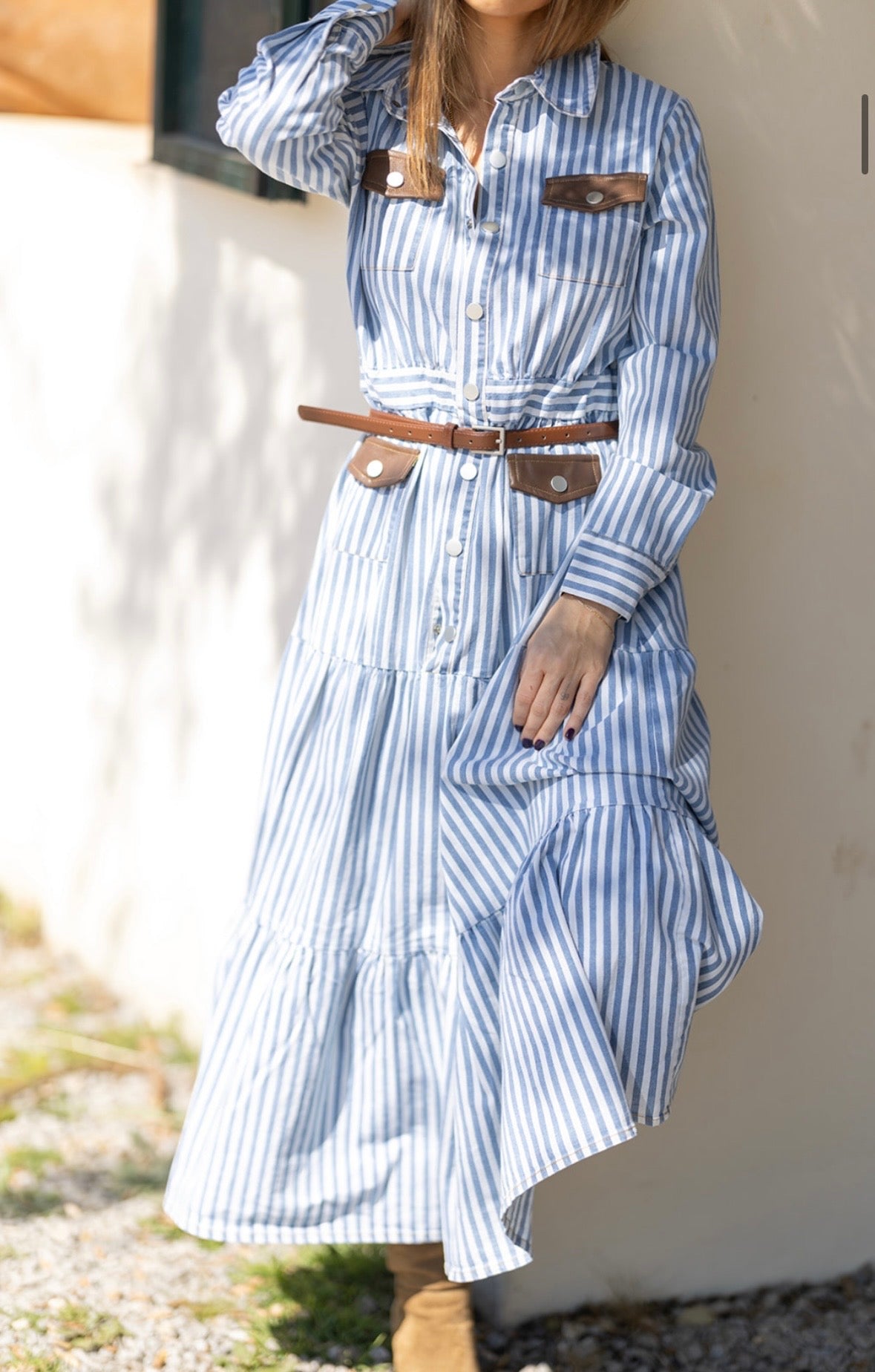 Long Denim Dress