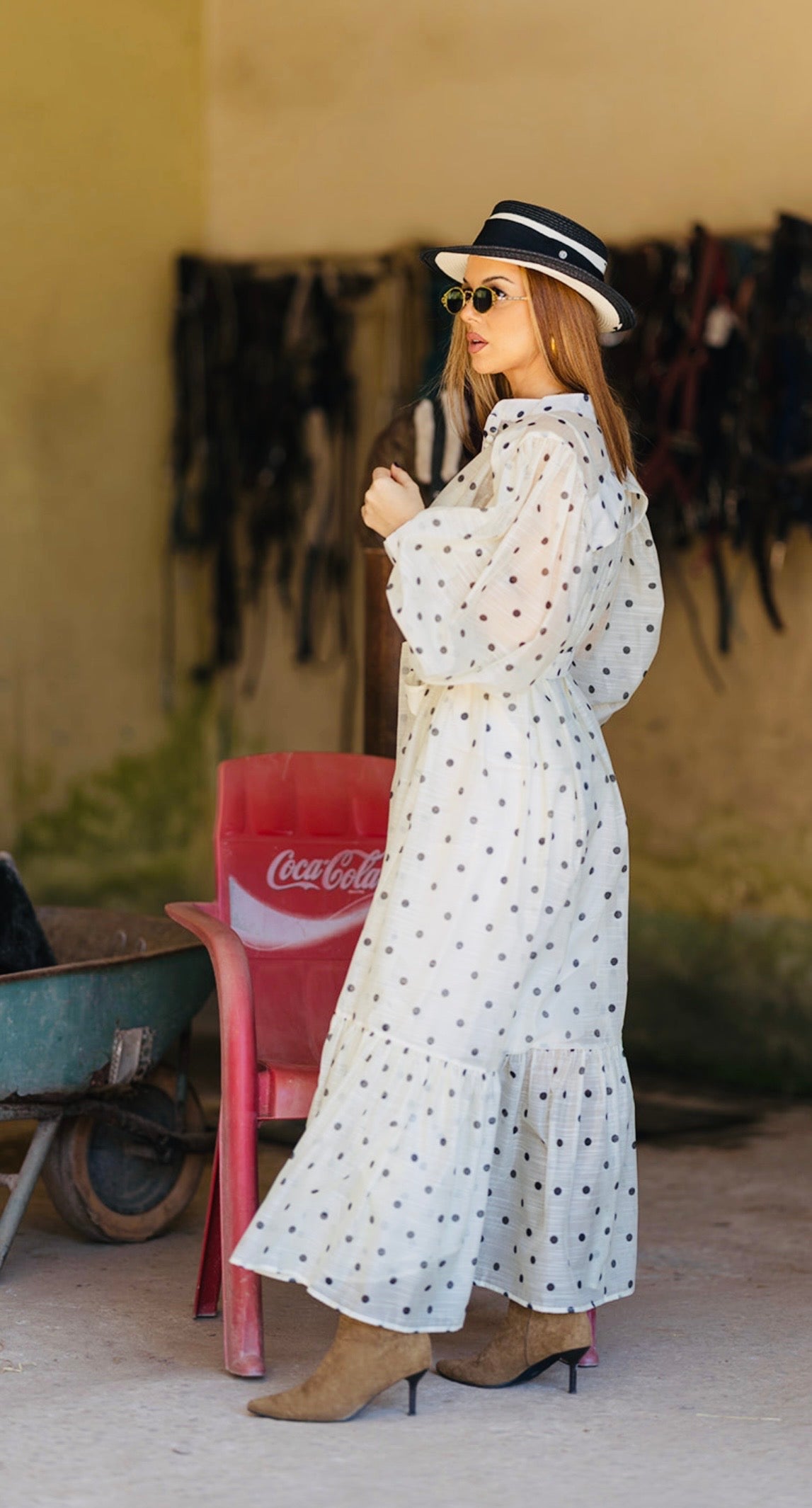 Polka Dots dress.