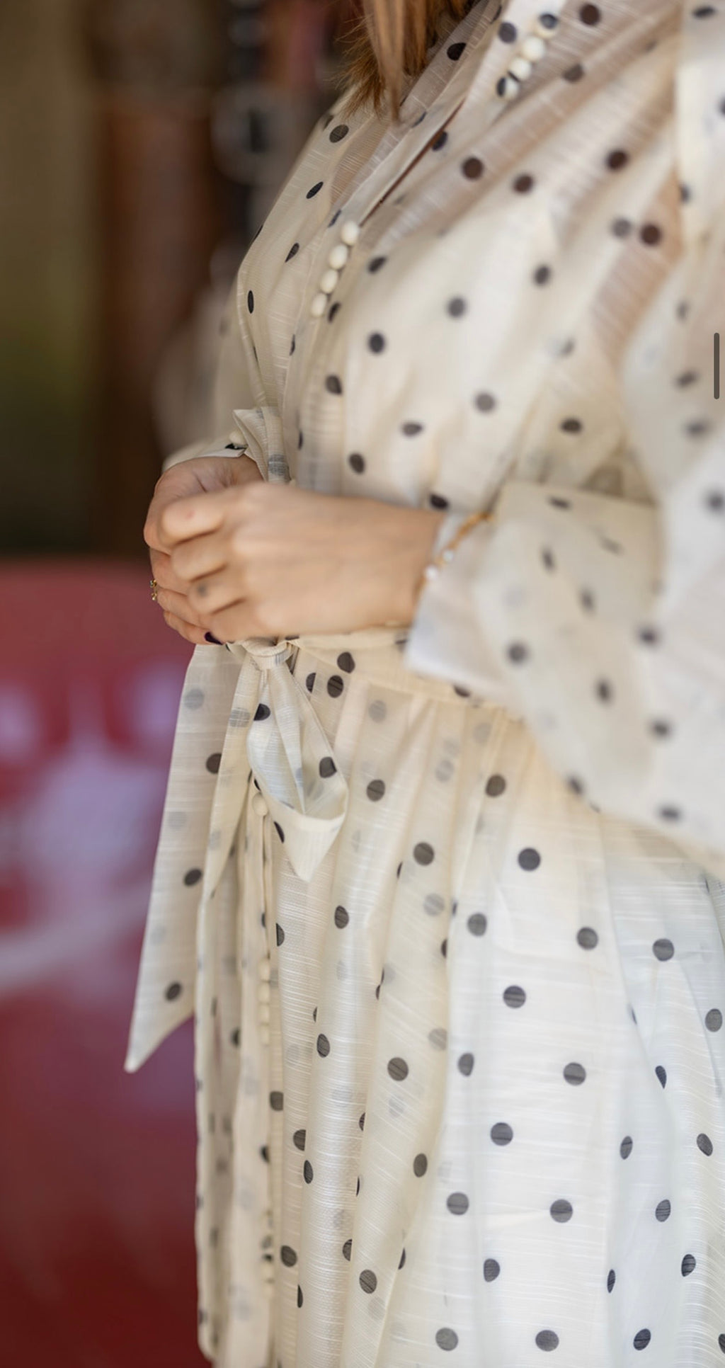 Polka Dots dress.