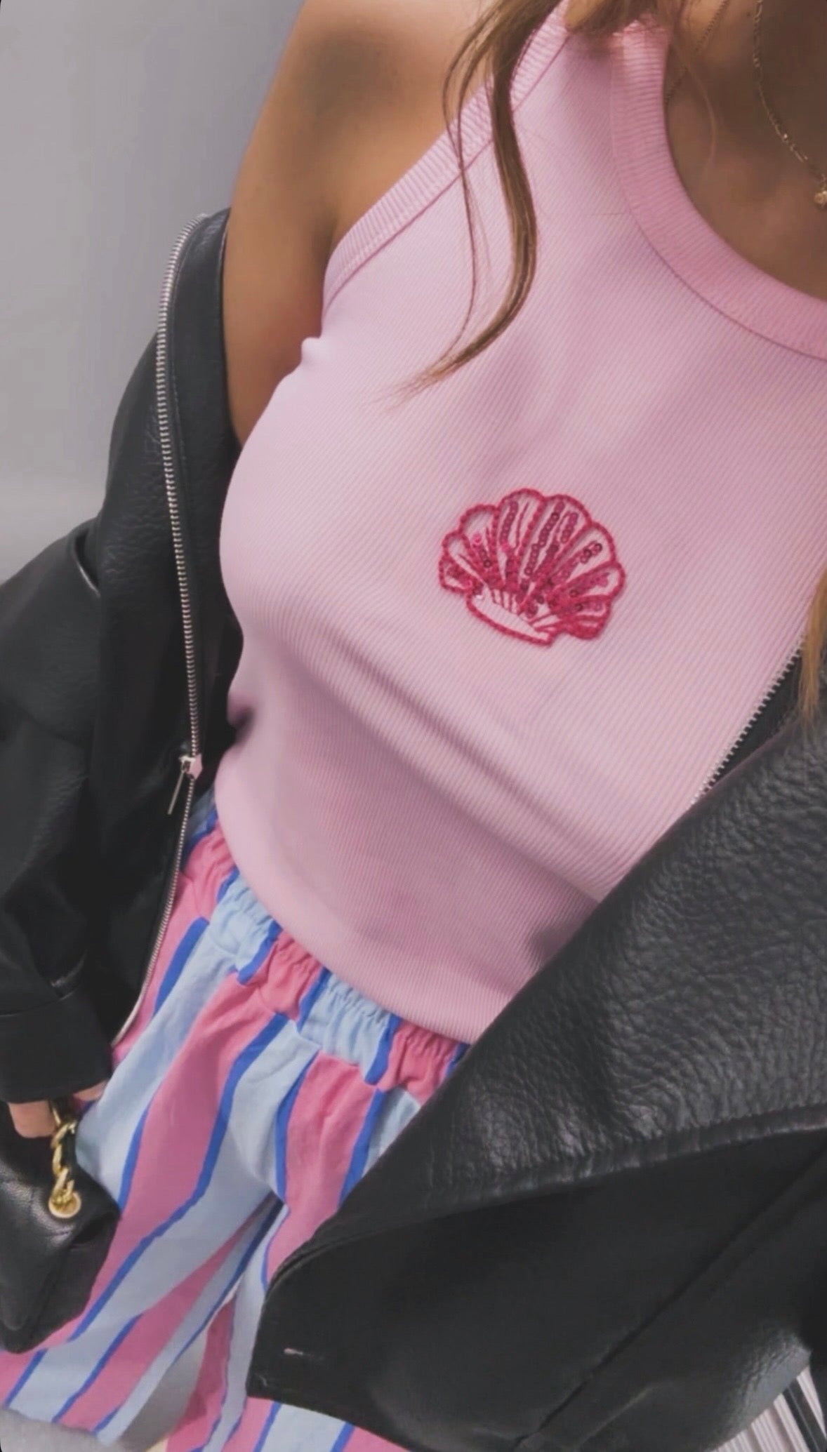 Pink top